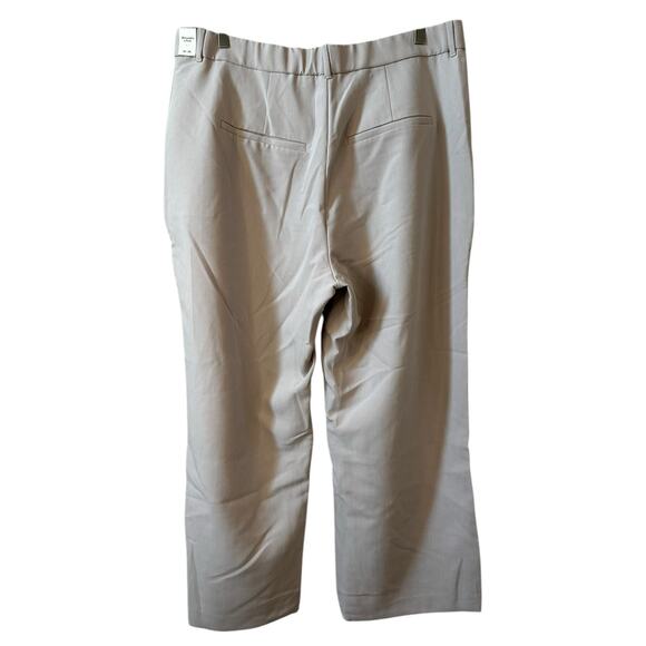 NWT ABERCROMBIE & FITCH Women's Curve Love Pleated Front Wide Leg Trouser Pants - Picture 2 of 12